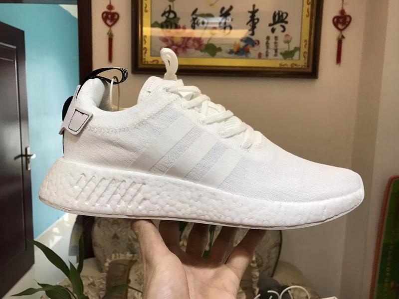 Autnentic Adidas NMD R2 Boost Pure White